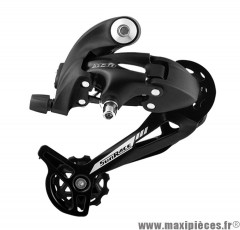 Dérailleur arrière 7/8 vitesses grande chape patte amovible marque Sunrace - Pièce vélo