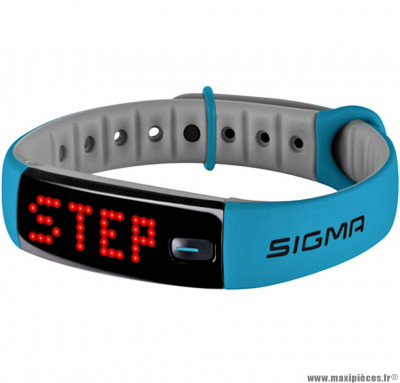 Bracelet activo connecte bleu marque Sigma- Equipement cycle