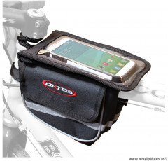 Sacoche fixation top tube avec housse smartphone marque Oktos- Equipement cycle