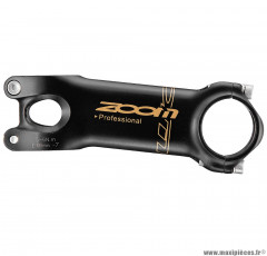 Potence route alu 3d 1 pouce 1/8 longueur 80mm relevé de 7 deg diamètre cintre 31,8mm marque Zoom - Pièce vélo