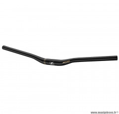 Cintre VTT alu diamètre 31,8mm largeur 780mm rehausse 12mm backsweep 6deg noir mat marque Zoom - Pièce vélo