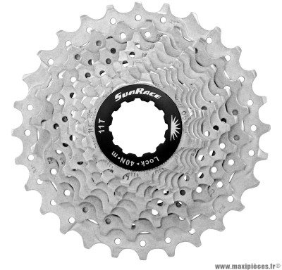 Cassette 10 vitesses 11-28 marque Sunrace - Pièce vélo
