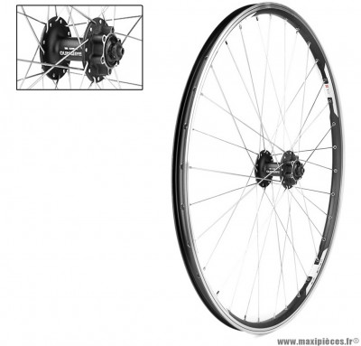 Roue avant 27,5 combo v-brake / disc alu marque Vélox