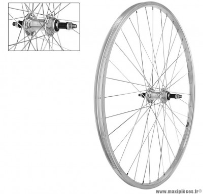 Roue arrière 26 pouces a visser axe plein marque Rovva