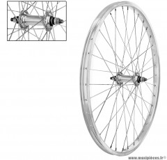 Roue avant VTT 24 pouces axe plein marque Rovva