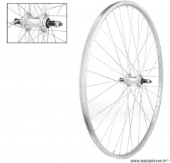 Roue arrière 28 pouces VTC a visser a blocage 25mm marque Rovva