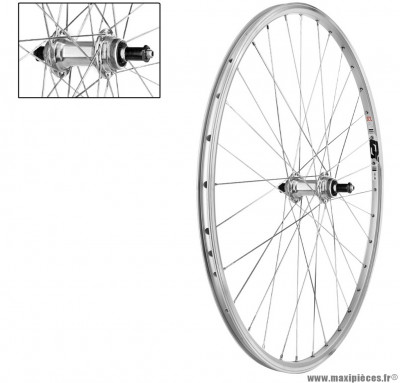 Roue arrière 700c 5/6/7V a visser a blocage marque Vélox