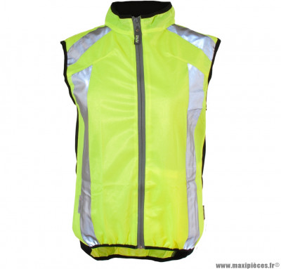 Gilet vélo sans manches fluo dark jacket 1 (taille S) marque Wowow- Equipement cycle