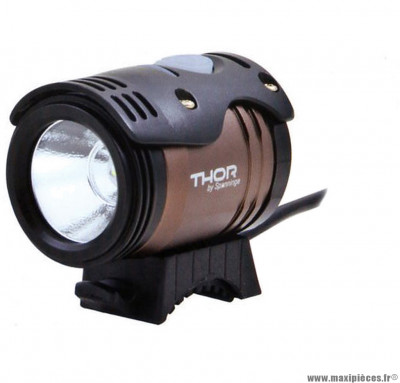 Eclairage avant thor 1100 lumens jusqu'a 10h30 d'autonomie (en mode éco) marque Spanninga - Matériel pour Vélo