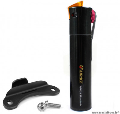 Mini pompe a main torch regular VTT presta/dunlop marque Airace - Accessoire vélo
