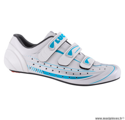 Chaussures femme route luna (taille 39) blanches-bleues marque Luck