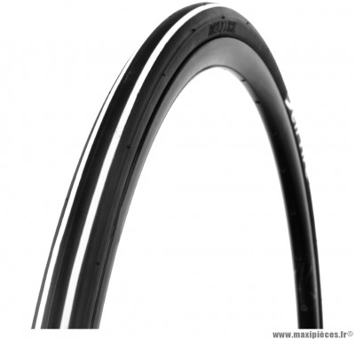 Pneu pour vélo de route noir bande blanche 700 x 23c tringle souple marque Deli Tire