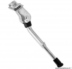 Béquille vélo enfant 12-20 pouces corps alu 110mm argent marque WTP - Matériel pour Vélo