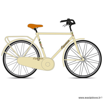 Vélo vintage homme 2280u retro' crème (taille unique) marque Esperia - Autres vélos complet
