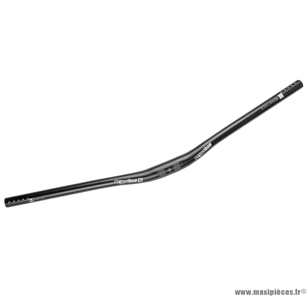 720 mm x 31.8 mm Riser soulevé Guidon Mountain Bike MTB Bicyclette Noir