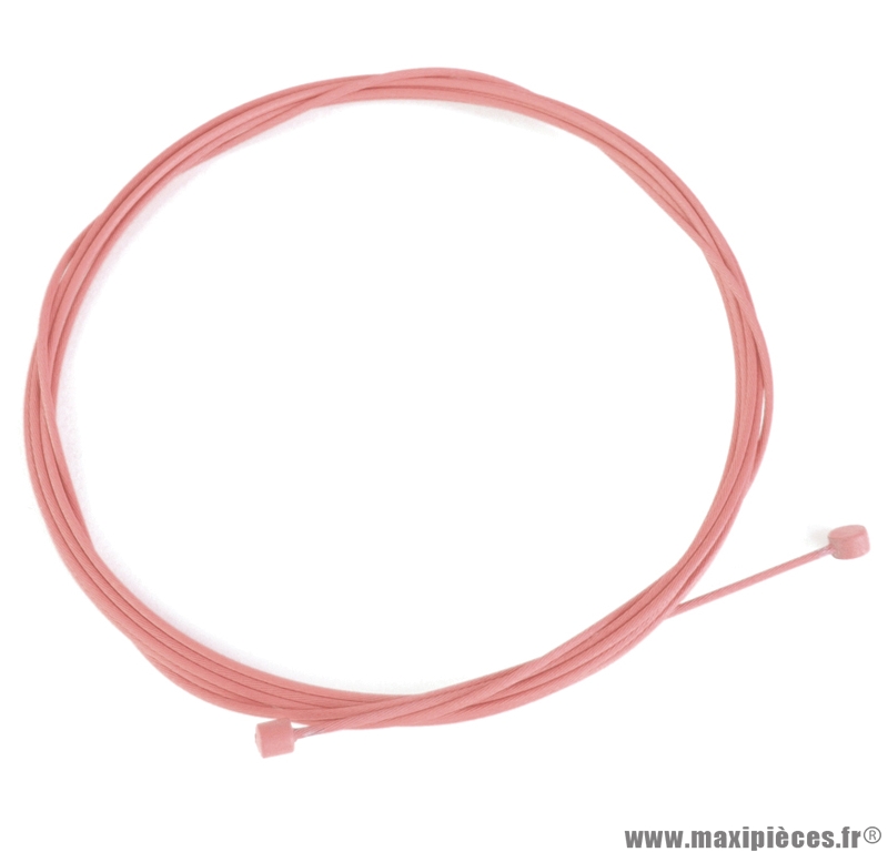 Câble acier dérailleur galvanise rose l2m diamètre 1,2mm marque Alligator - Pièce vélo