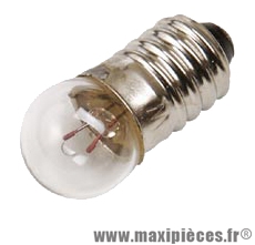 Lampe/ampoule 6v 0.6w import feu arrière (e10) (velo) - Accessoire Vélo Pas Cher