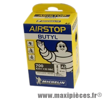 Chambre à air de route 700x25/32 vp a2 (28-5m) valve 40mm marque Michelin - Pièce Vélo