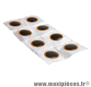 Sachet de 8 rustines rondes taille FO diam.18mm de marque Tip-Top