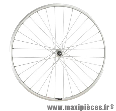 Roue route 700 arrière élan project argent visser axe creux - Accessoire Vélo Pas Cher