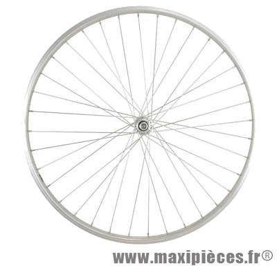Roue vélo ville 650 x 35b avant axe plein alu - Accessoire Vélo Pas Cher *prix spécial!