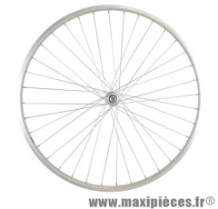 Roue vélo ville 650 x 35b avant axe plein alu - Accessoire Vélo Pas Cher *prix spécial!
