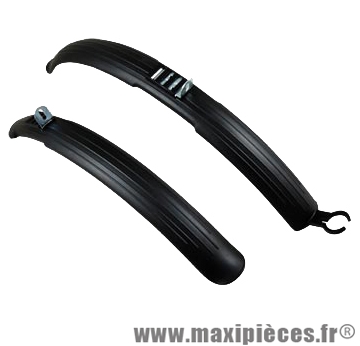 Garde boue VTT 24 pouces clips noir (paire) - Accessoire Vélo Pas Cher