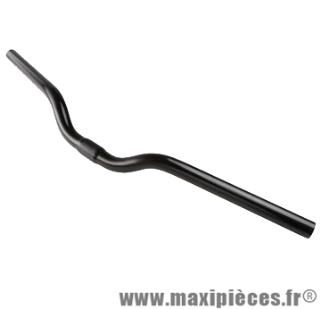 Cintre VTT relevé 25.4 larg.610mm haut.25mm acier noir *Déstockage !