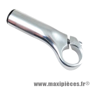 Embout de cintre VTT mini argent (paire) marque Atoo - Matériel pour Vélo