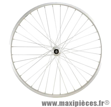 Roue VTT 26 pouces arrière blocage rl a visser 5 / 6 / 7V jante argent alu (ETRTO : 21-559) - Accessoire Vélo Pas Cher