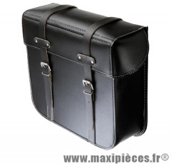 Sacoche vélo s15 courroie noire (paire) - 33 x 31 x 11 cm - Accessoire Vélo Pas Cher