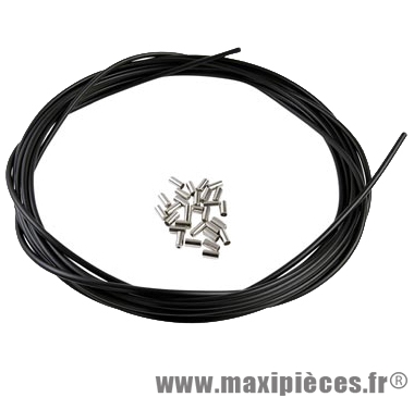 Gaine dérailleur sis 5mm noir 7.62m avec butées style Shimano - Matériel pour Vélo
