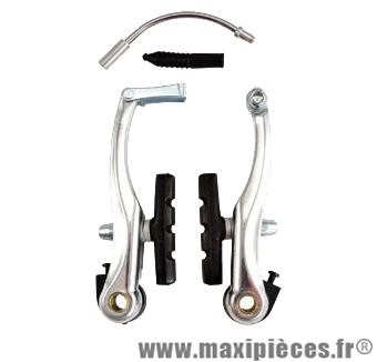 Etrier de frein VTT v-brake alu silver marque Atoo - Matériel pour Vélo