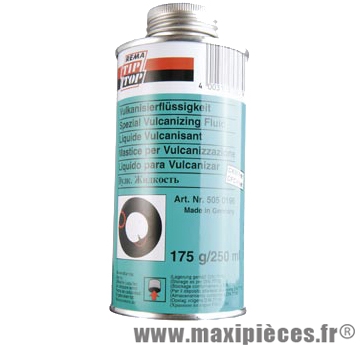 Liquide vulcanisant 175g (bidon) - Accessoire Vélo Pas Cher