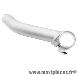 Embout de cintre VTT alu argent (paire) - Accessoire Vélo Pas Cher