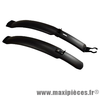 Garde boue VTT 24/26/28 pouces clips v-brake noir (paire) marque Atoo - Matériel pour Vélo