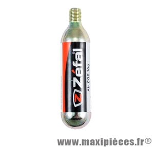 Cartouche co2 16 grammes filète marque Zéfal - Matériel pour Cycle
