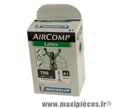 Chambre à air de route 700x22/23 vp a1 latex (28-4m) valve 60mm marque Michelin - Pièce Vélo