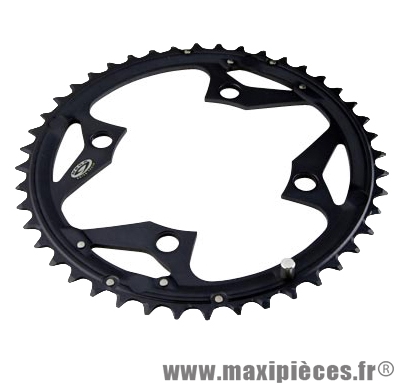 Plateau 44 dents VTT triple diamètre 104 extérieur noir 4 banches origine slx m660 9v marque Shimano - Matériel pour Vélo