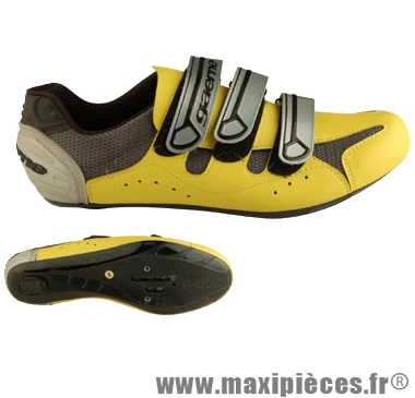 Chaussure route gaerne bora jaune t42 (paire) - Accessoire Vélo Pas Cher pour cycliste