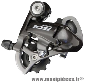 Der route arrière 105 5701 9/10v. dble noir marque Shimano - Matériel pour Vélo