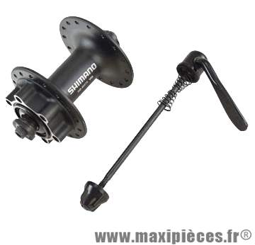 Moyeu VTT avant m475 disque 32t. noir 6 trous marque Shimano - Matériel pour Vélo