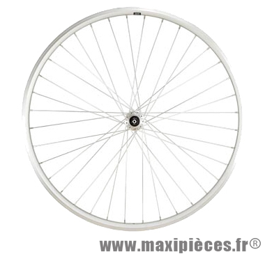 ROUE VTC 28'' AR BLOCAGE JANTE ARGENT MACH1 ER10. MOY.MICHE MAG. RL A VISSER 5 / 6 / 7V V-BRAKE 36T - Accessoire Vélo Pas Cher