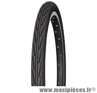 Pneu pour vélo tradi 24x1 3/8 diabolo city tr blanc/noir (32-540) marque Michelin - Pièce Vélo