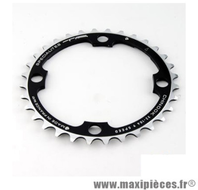 Plateau 36 dents VTT triple diamètre 104 interm noir 4 branches chinook (lx/xt/deore) marque Spécialités TA - Matériel pour Vélo