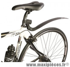 Garde boue route arrière Zéfal 700 / 28 pouces swan road noir Fixation sur tige de selle