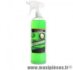 Nettoyant/dégraissant chaine et dérailleur bio degreaser (pulvérisateur 1 litre) marque Zéfal - Matériel pour Cycle