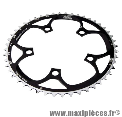 Plateau 48 dents route diamètre 110 extérieur noir (comp. Shimano + campa ultra torque) 10/9v. marque Miche - Pièce Vélo