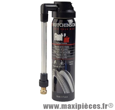 Bombe anti-crevaison VTT fast'air raccord (spray) x1 marque Hutchinson