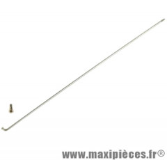 Rayon vélo inox MACH1 280mm de large par 2mm Ø avec écrou vendu à l'unité (x1)